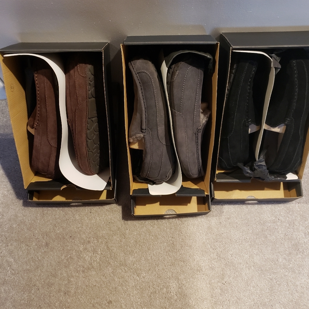UGG Bundle Package 3 PAIRS of Men's Slipper SHOES Size 9